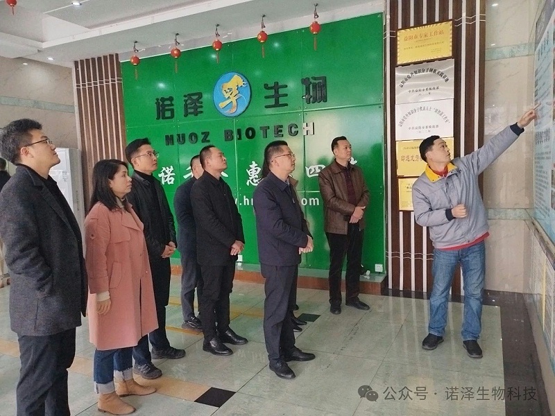 广东省连山县县委书记许崇砚一行莅临诺泽生物考察山苍子产业发展