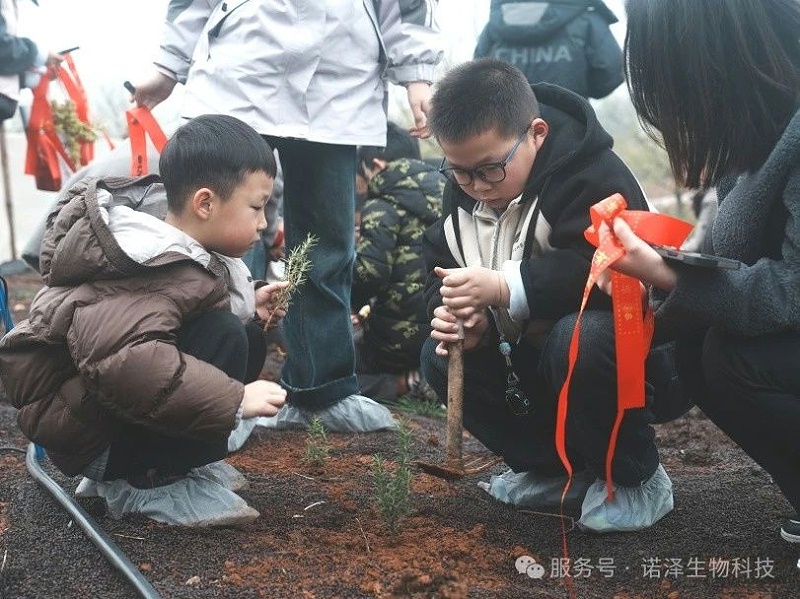 湖南诺泽生物芳香中药种植活动“给地球添绿，为世界增香”