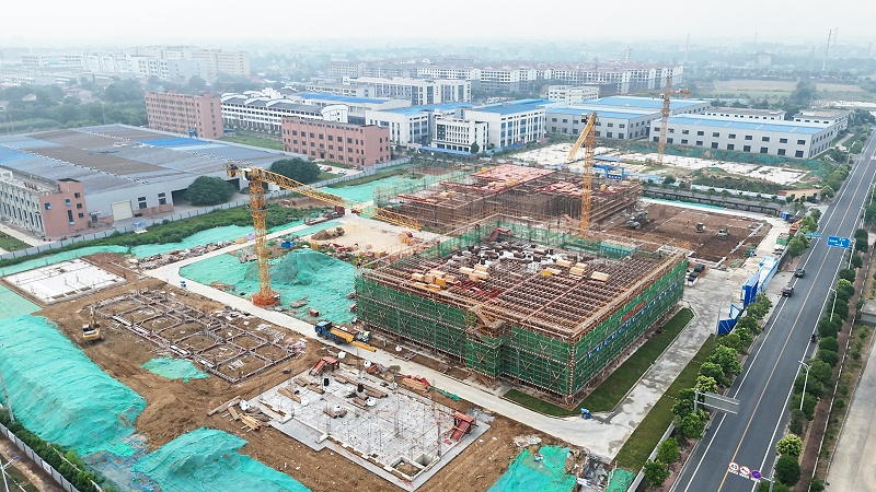 诺泽生物新工厂建设进度曝光：一栋栋楼渐见雏形